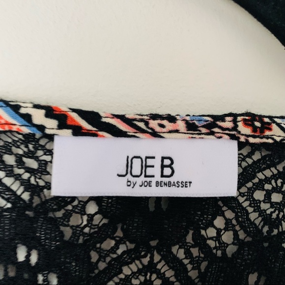 Joe B romper aztec print black lace back S - Picture 2 of 6
